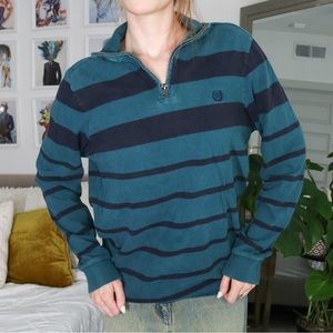 Vintage 90s Chaps Striped Rugby Jersey